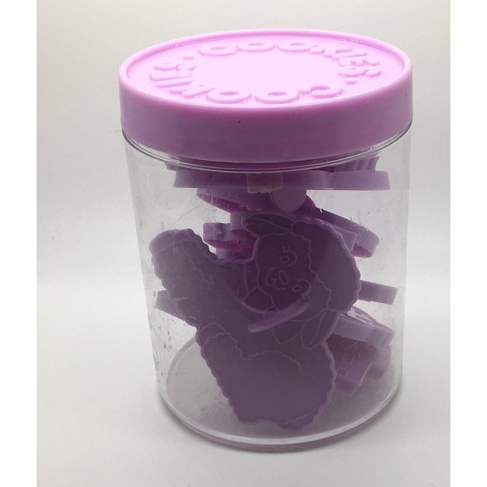 Vintage Wilton Cookie Cutters Happy Easter Basket Bunny Rabbit Egg Lamb